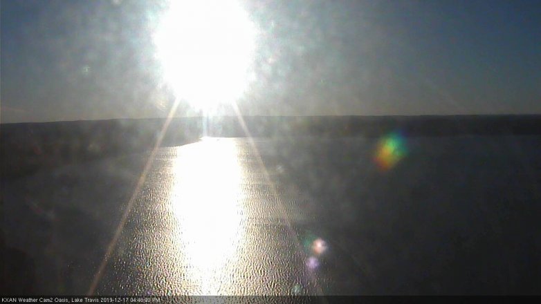 Lake Travis webcam, December 17, 2019 4:45 PM CT