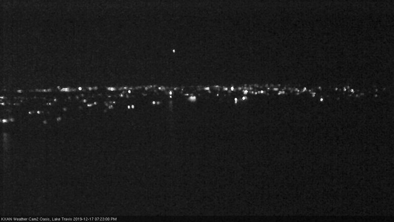 Lake Travis webcam, December 17, 2019 7:25 PM CT