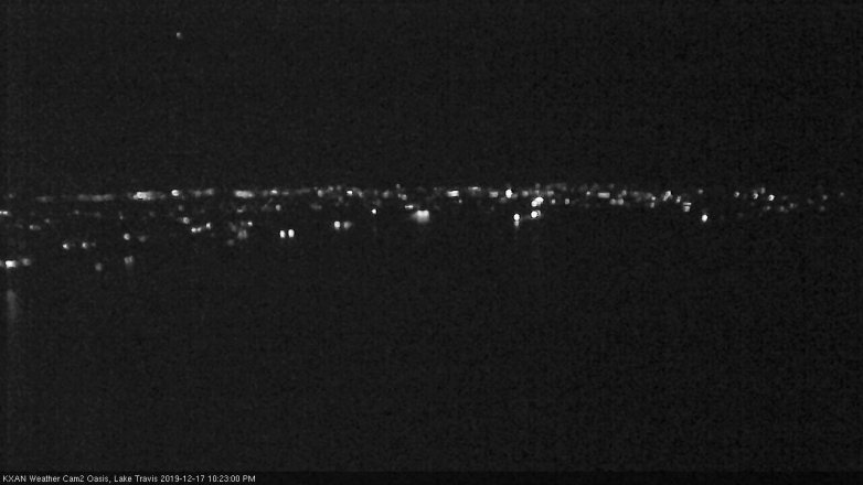 Lake Travis webcam, December 17, 2019 10:25 PM CT