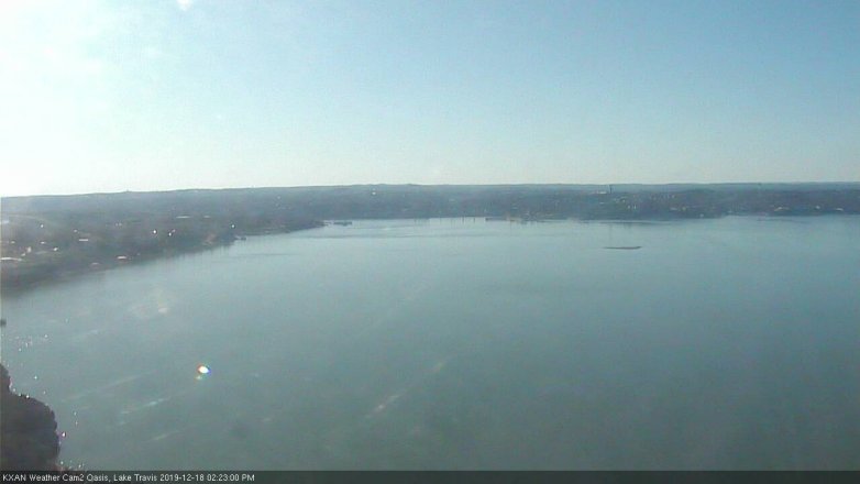 Lake Travis webcam, December 18, 2019 2:25 PM CT