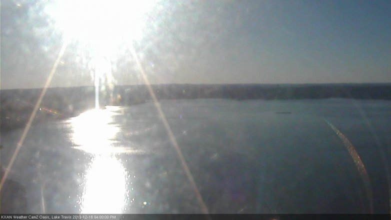Lake Travis webcam, December 18, 2019 4:00 PM CT