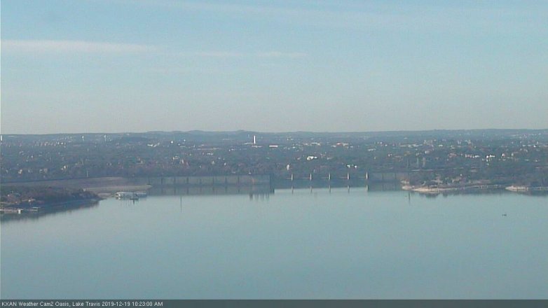 Lake Travis webcam, December 19, 2019 10:25 AM CT