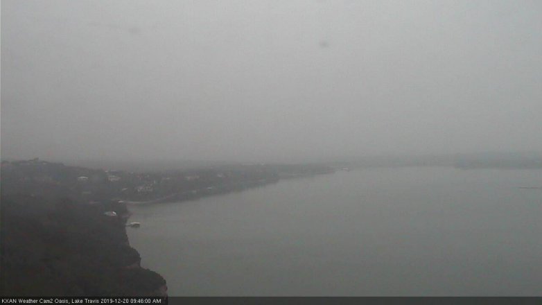 Lake Travis webcam, December 20, 2019 9:45 AM CT