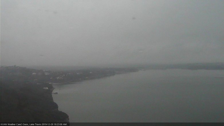 Lake Travis webcam, December 20, 2019 10:25 AM CT