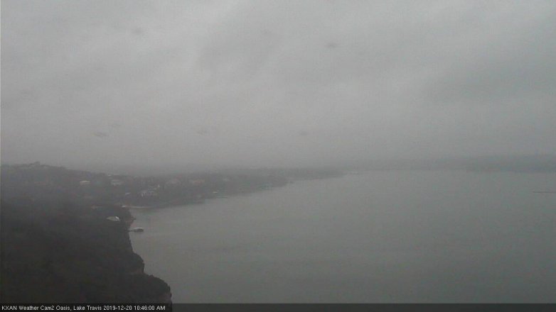 Lake Travis webcam, December 20, 2019 10:45 AM CT