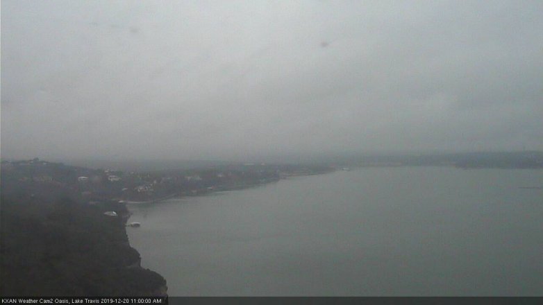 Lake Travis webcam, December 20, 2019 11:00 AM CT