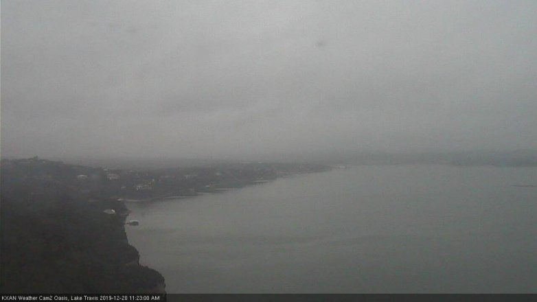 Lake Travis webcam, December 20, 2019 11:25 AM CT
