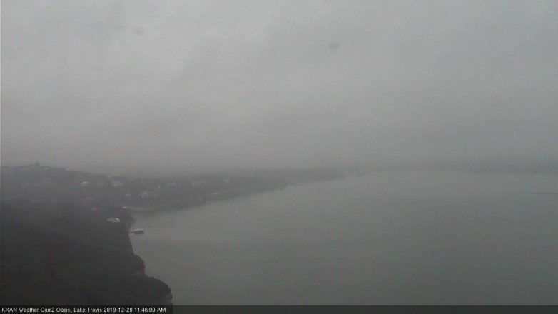 Lake Travis webcam, December 20, 2019 11:45 AM CT