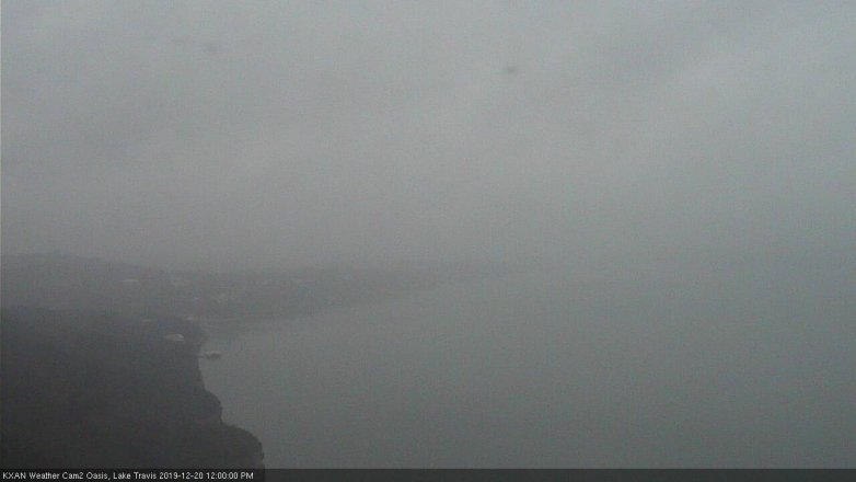 Lake Travis webcam, December 20, 2019 12:00 PM CT