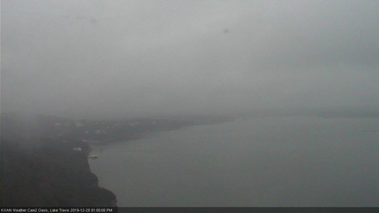 Lake Travis webcam, December 20, 2019 1:00 PM CT