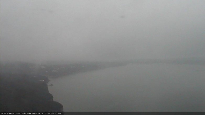 Lake Travis webcam, December 20, 2019 3:00 PM CT