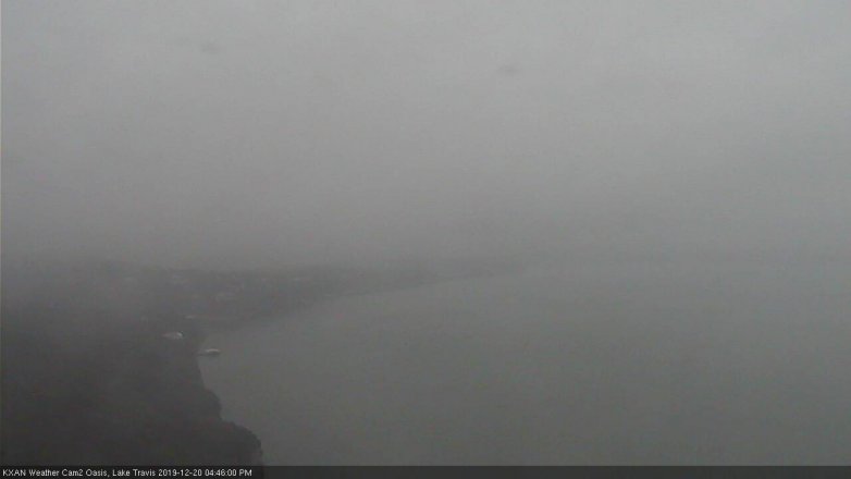Lake Travis webcam, December 20, 2019 4:45 PM CT