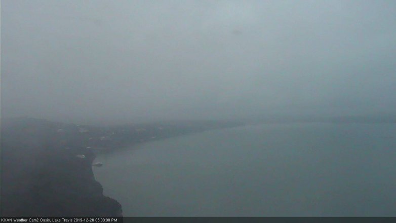 Lake Travis webcam, December 20, 2019 5:00 PM CT