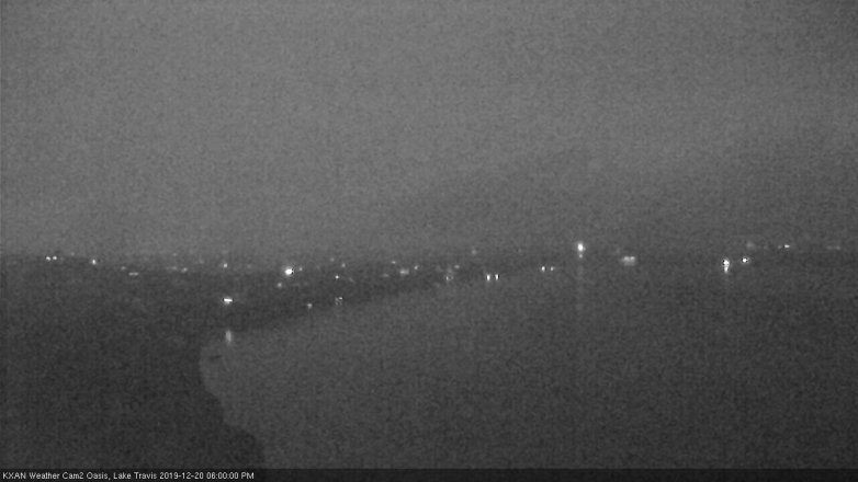 Lake Travis webcam, December 20, 2019 6:00 PM CT