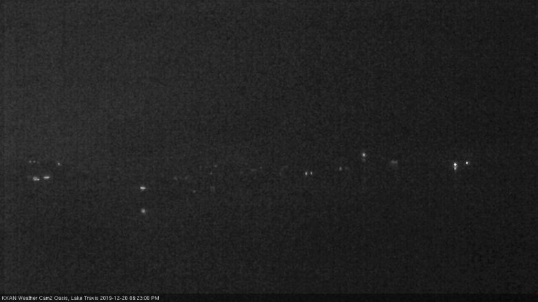 Lake Travis webcam, December 20, 2019 6:25 PM CT