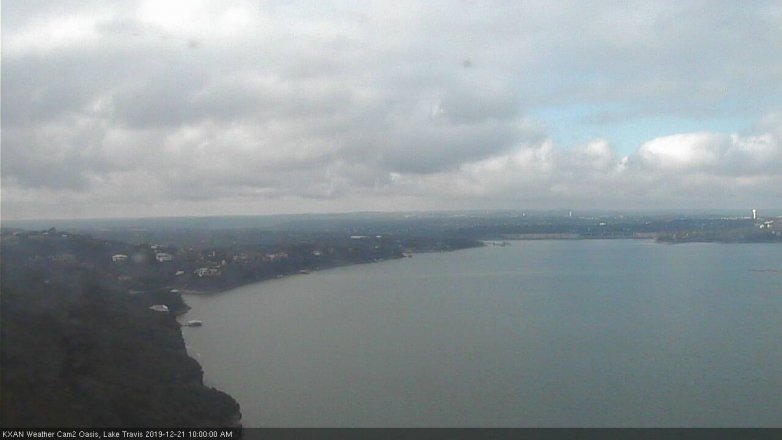 Lake Travis webcam, December 21, 2019 10:00 AM CT