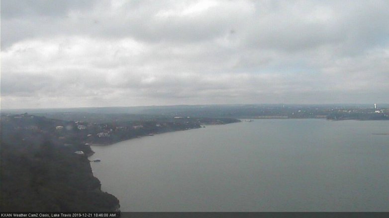 Lake Travis webcam, December 21, 2019 10:45 AM CT