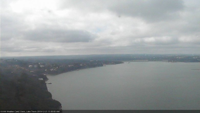 Lake Travis webcam, December 21, 2019 11:00 AM CT
