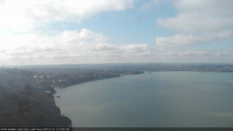 Lake Travis webcam, December 21, 2019 11:25 AM CT