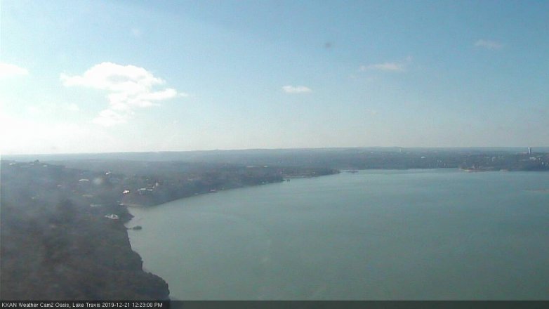 Lake Travis webcam, December 21, 2019 12:25 PM CT