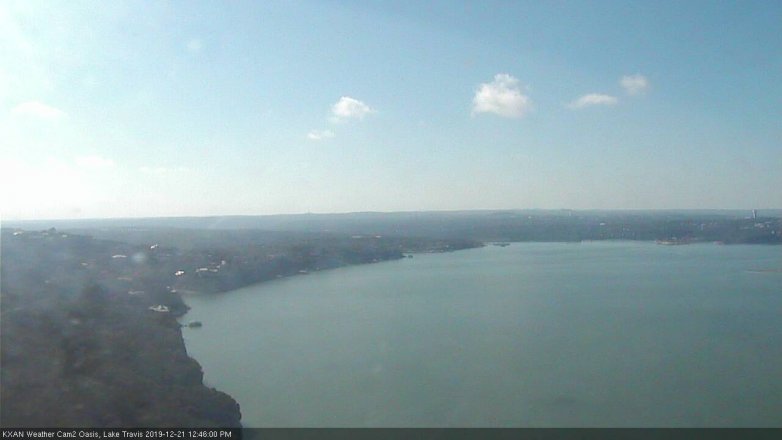 Lake Travis webcam, December 21, 2019 12:45 PM CT