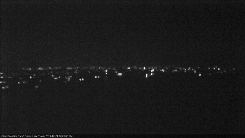 Lake Travis webcam, December 21, 2019 10:25 PM CT