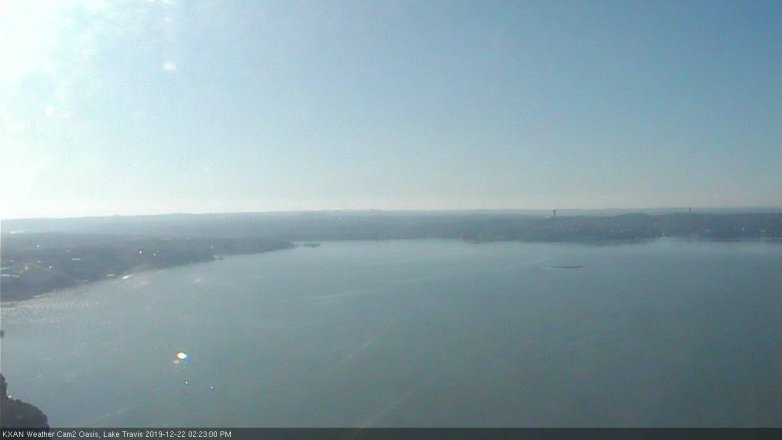 Lake Travis webcam, December 22, 2019 2:25 PM CT