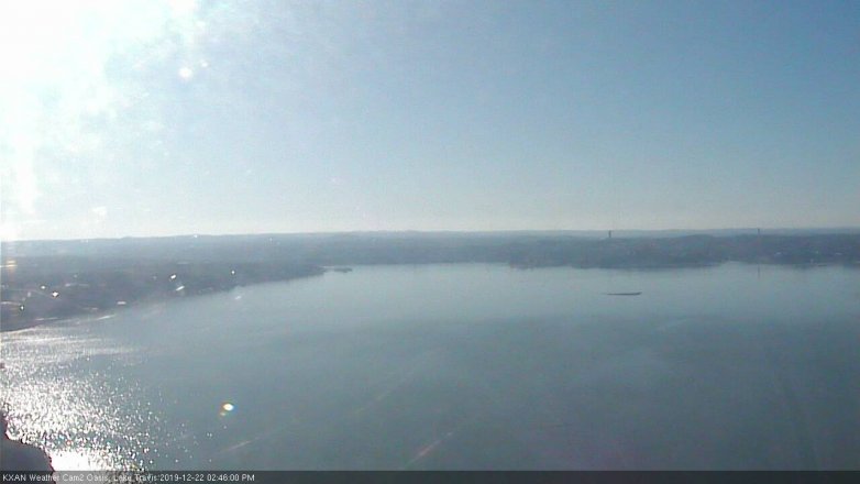 Lake Travis webcam, December 22, 2019 2:45 PM CT