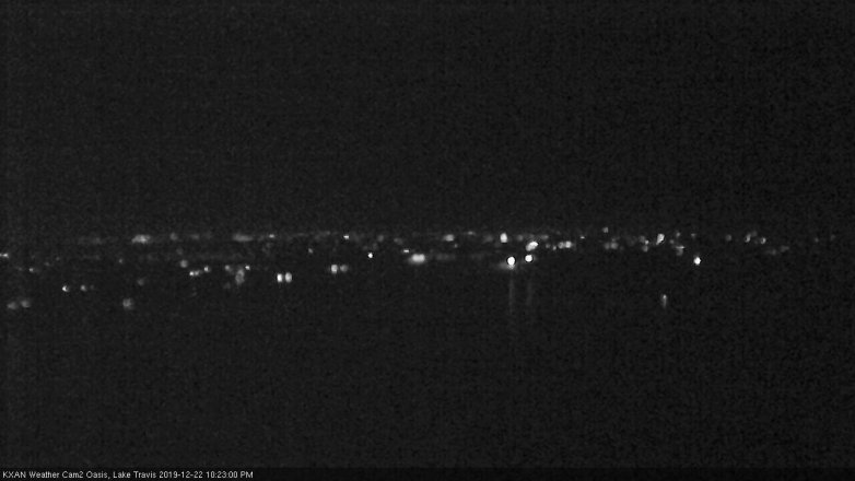 Lake Travis webcam, December 22, 2019 10:25 PM CT
