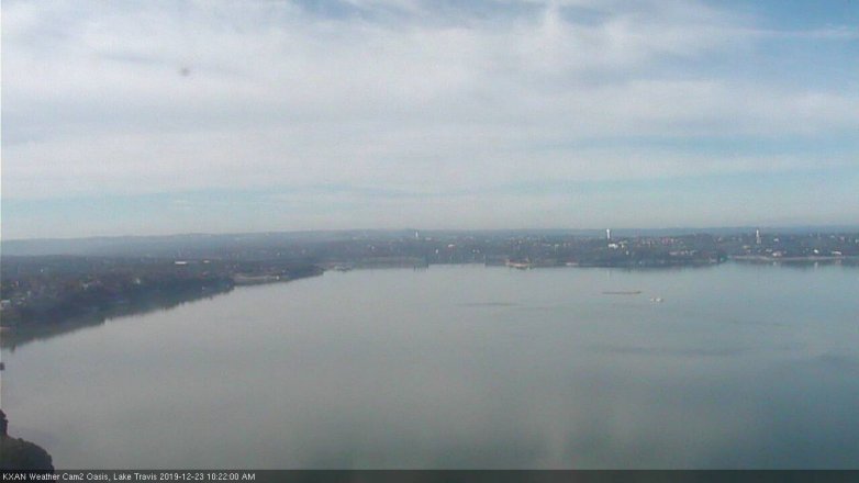 Lake Travis webcam, December 23, 2019 10:25 AM CT