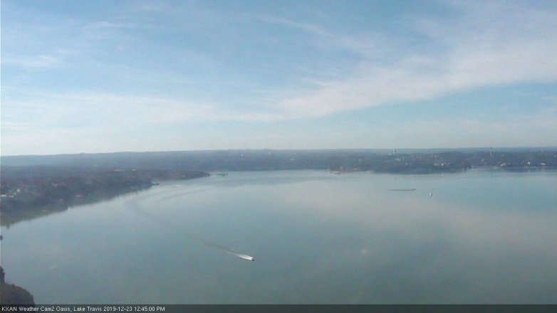 Lake Travis webcam, December 23, 2019 12:45 PM CT