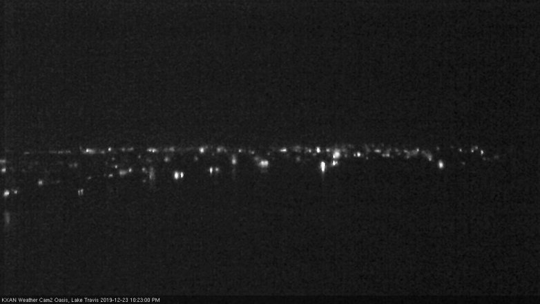 Lake Travis webcam, December 23, 2019 10:25 PM CT