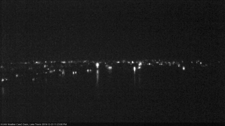 Lake Travis webcam, December 23, 2019 11:25 PM CT