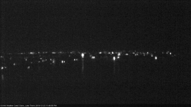 Lake Travis webcam, December 23, 2019 11:45 PM CT