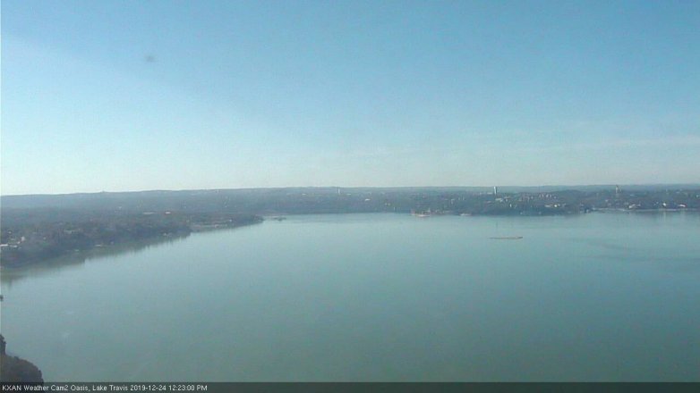 Lake Travis webcam, December 24, 2019 12:25 PM CT