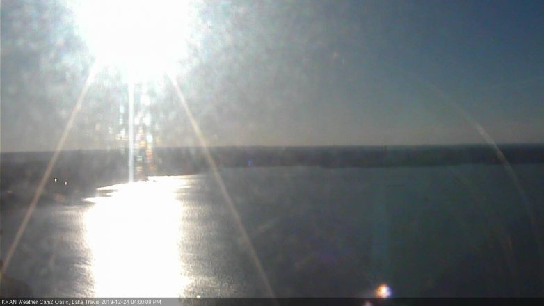 Lake Travis webcam, December 24, 2019 4:00 PM CT