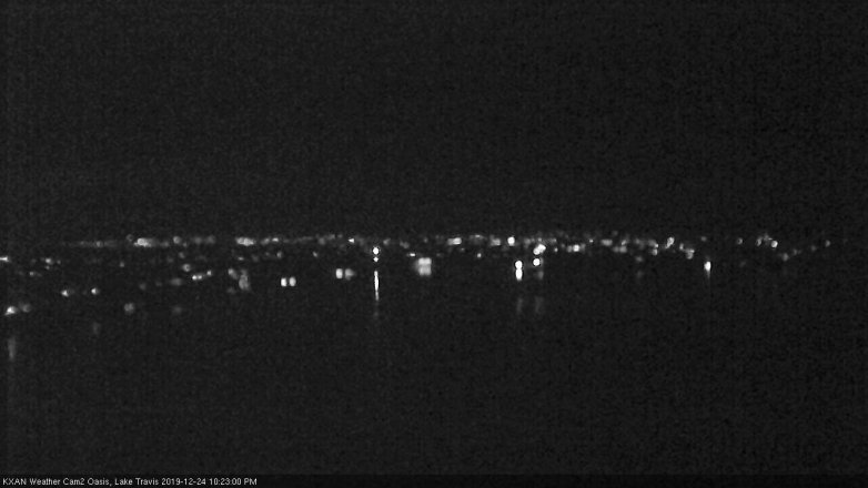 Lake Travis webcam, December 24, 2019 10:25 PM CT