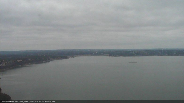 Lake Travis webcam, December 25, 2019 10:25 AM CT