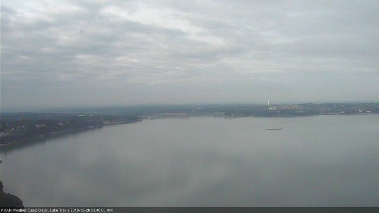 Lake Travis webcam, December 26, 2019 9:45 AM CT