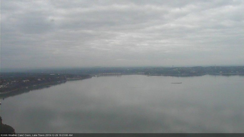 Lake Travis webcam, December 26, 2019 10:25 AM CT