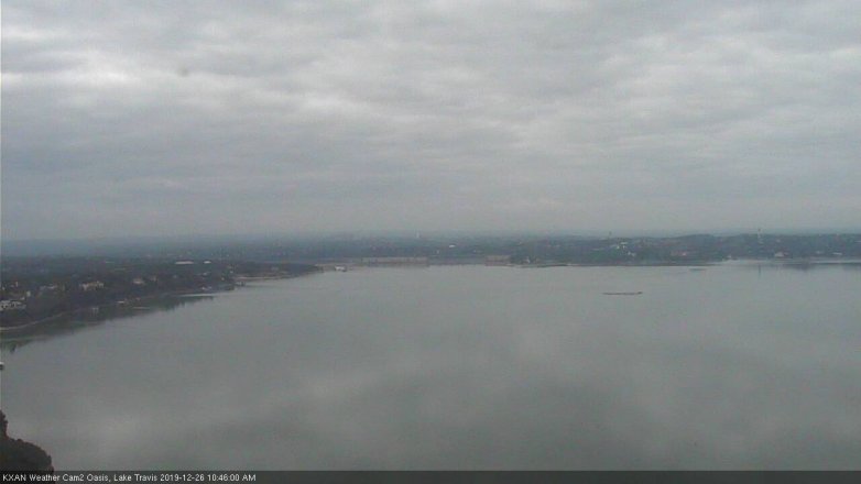 Lake Travis webcam, December 26, 2019 10:45 AM CT