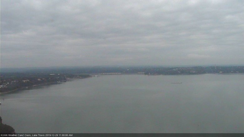 Lake Travis webcam, December 26, 2019 11:00 AM CT