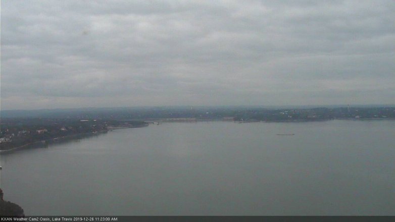 Lake Travis webcam, December 26, 2019 11:25 AM CT