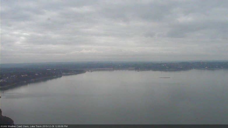 Lake Travis webcam, December 26, 2019 12:00 PM CT