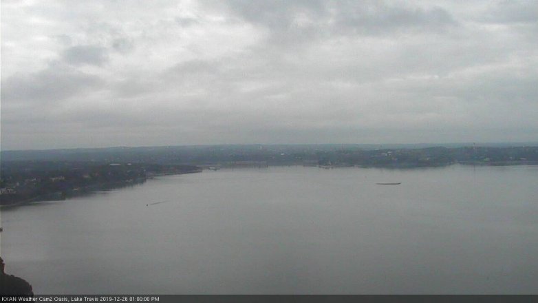 Lake Travis webcam, December 26, 2019 1:00 PM CT