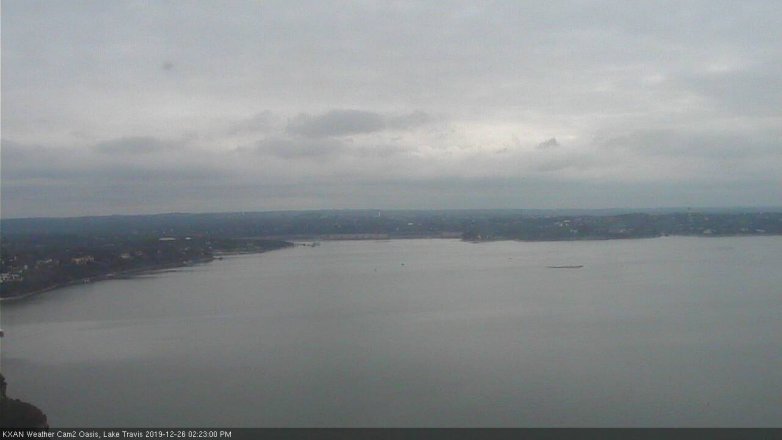 Lake Travis webcam, December 26, 2019 2:25 PM CT