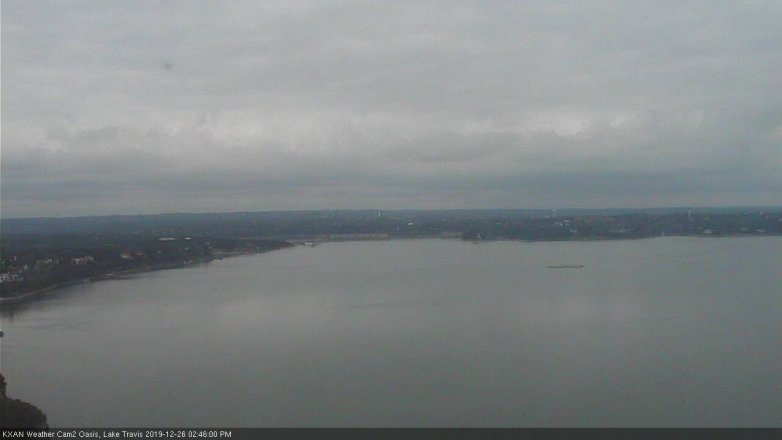 Lake Travis webcam, December 26, 2019 2:45 PM CT