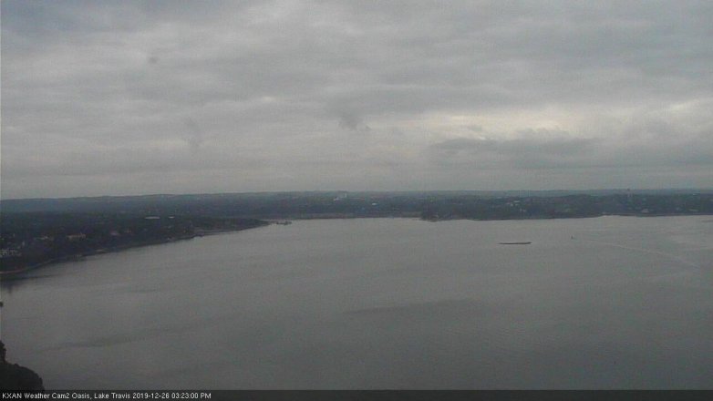 Lake Travis webcam, December 26, 2019 3:25 PM CT