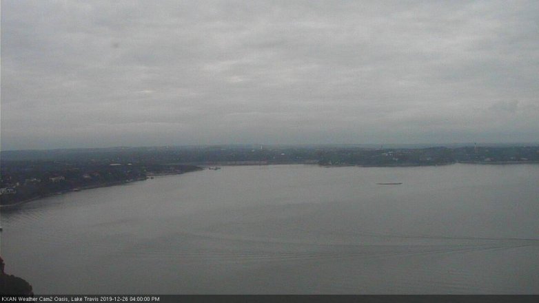 Lake Travis webcam, December 26, 2019 4:00 PM CT