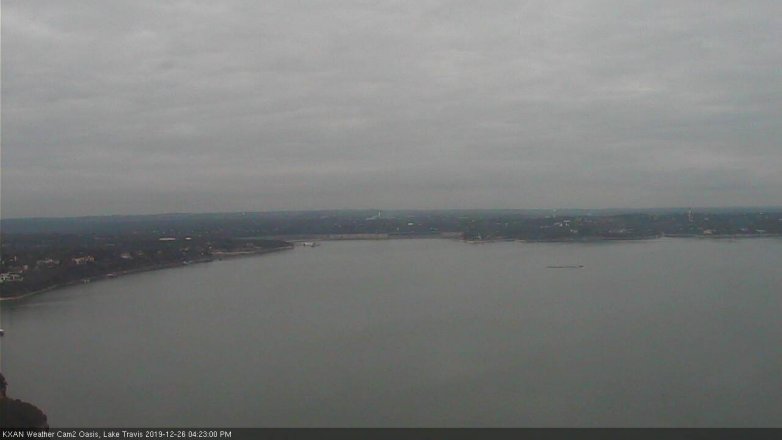 Lake Travis webcam, December 26, 2019 4:25 PM CT
